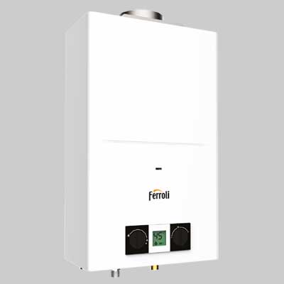 Scaldino A Gas Pegaso Eco Camera Aperta Low Nox Lt.11 Metano Ferroli