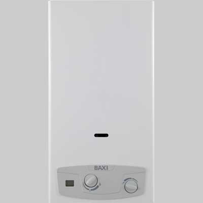 Scaldino A Gas Acquaprojet Blue Camera Aperta 11 Lt Metano Baxi