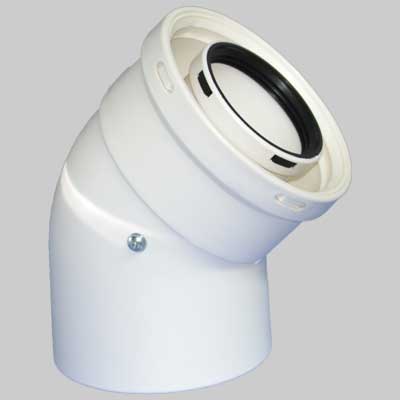 Curva Aperta Per Coassiale Linea Condensazione 60 100 Conti