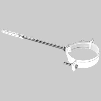 Collare Reggitubo Bianco Ø 100 Made In Italy