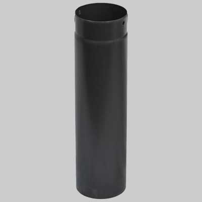 Tubo Nero Opaco Cm 50 Ø 120 Made In Italy