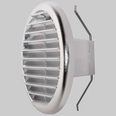 Griglia Circolare Cromata Universale Ø 180 Foro 125160 Vecam