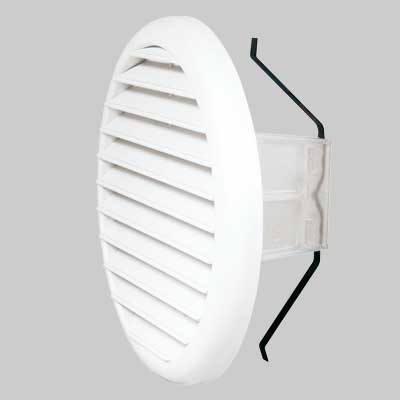 Griglia Circolare Bianca Universale Ø 145 Foro 80125 Vecam