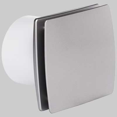 Aspiratore Elettrico Ø 100 Con Frontale Chiuso Bianco Vecam