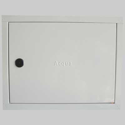 Sportello Per Contatore Acqua Preverniciato Bianco 400 X 500 X 20 Made In Italy