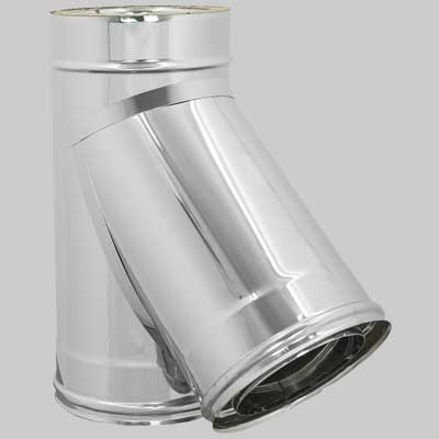 Raccordo A Tee 135 ° Doppia Parete Int. Ee ? 150 Est. Ee ? 200 Made In Italy