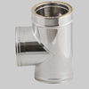 Raccordo A Tee 90 ° Doppia Parete Int. Ee ? 180 Est. Ee ? 230 H 440 Made In Italy
