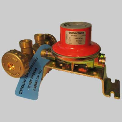 Minicentralina 2 Attacchi Con Regolatore Kg 10 Con Regolatore Bp 2205 Novacomet