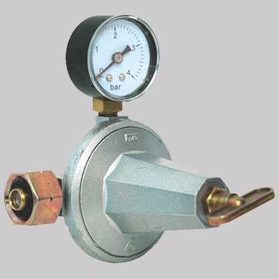 Riduttore Di Alta Pressione 12 Kg Primo Stadio Con Manometro Made In Italy