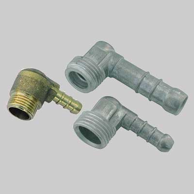 Raccordo Portagomma A Gomito Maschio 1/2 Gpl Ottone Giallo Made In Italy
