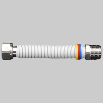 Flessibile Inox Acquagas Rivestito Bianco Mf 3/4 200400 Made In Italy