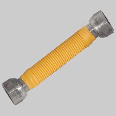 Flessibile Inox Per Gas Ridotto Ff 1/2X3/4 220X420 Mm Made In Italy