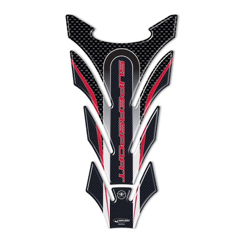 Paraserbatoio Gel 3D Protezione Serbatoio Compatibile con Moto Ducati Supersport