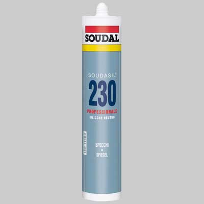 Silicone Multiuso Neutro Alta Qualita' Soudal Ml 310 Ml 310 Trasparente Soudal