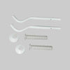 Mensola Per Radiatori In Ghisa E Acciaio Tf7/100B Tf7/75B Foro 16 Mm Prof. 100 Mm L. 75 Mm Colonne 2/3 Fischer