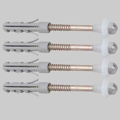 Fissaggio In Ottone Per Vasi E Bidet Vite M6X80 Tassello 10X60 Made In Italy