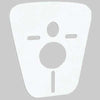 Guarnizione Acustica E Antiurto Per Wc/Bidet Sospeso Spess. 3 Mm Made In Italy