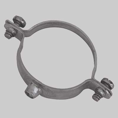 Collare Fermatubo Leggero Con Filetto M6 20 Made In Italy