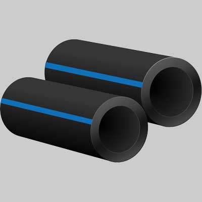 Tubo Polietilene Pn 16 In Alta Densita' Pe 100 In Verghe - Ø 40 Spess. 3,7 - 6 Metri - Made In Italy