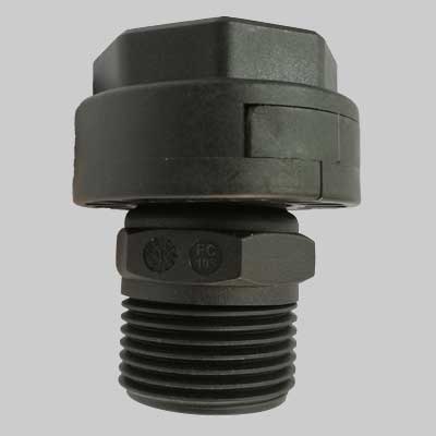 Raccordo Diritto In Plastica Mf C/Bocchettone 11/4 Italtecnica