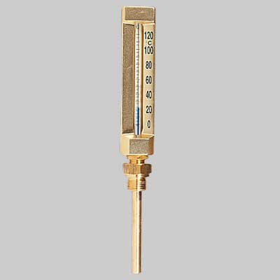 Termometro Ad Immersione Attacco Diritto 0 ° 120 ° 63 Mm 1/2 Watts Industries