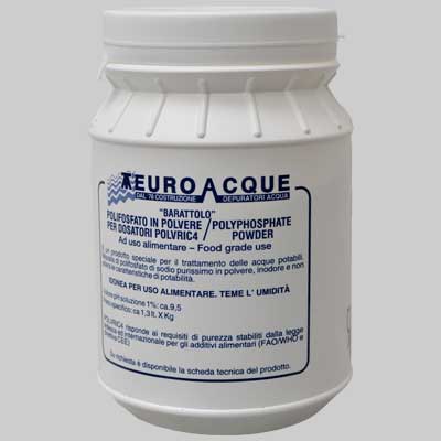 Ricarica Polifosfato In Polvere Kg 1 Made In Italy