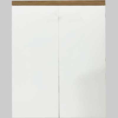 Mobile Multiuso Con Mensola Interna Bianco Lucido Savini