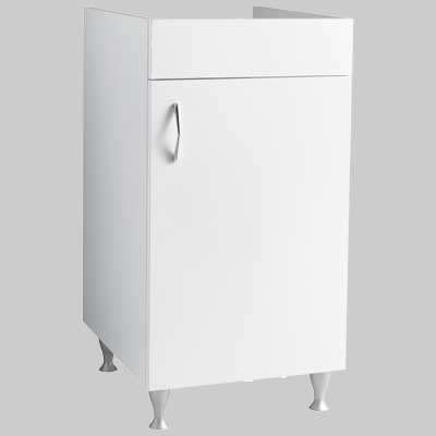 Mobile Sottolavatoio Bianco 50X60 'Laundry' Made In Italy