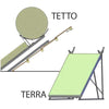 Staffa Completa Di Tubi Ed Accessori Per Mod. Lt 300 Tetto Cardinale
