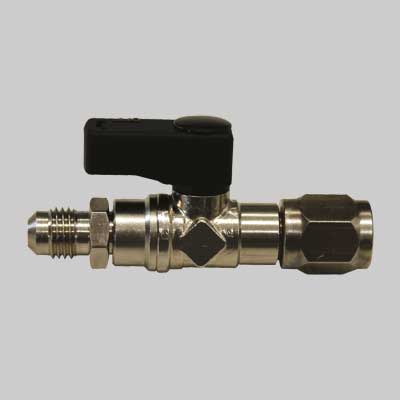 Rubinetto 1/2 Per Bombola R32 1/2 Sx X 1/4 M Made In Italy