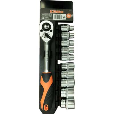 Serie Chiave A Bussola - 11 Pezzi 1/2 10 - 24 - 1 Pezzi - Kendo