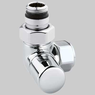 Detentore D'Arredo Ad Angolo Sx Cromo 1/2 X 2419 Arteclima