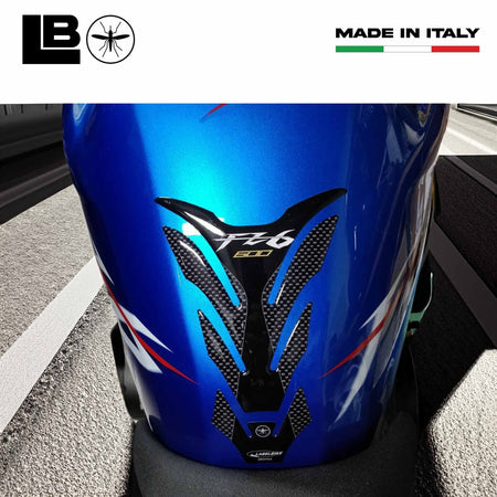 PARASERBATOIO ADESIVO SERBATOIO in RESINA GEL 3D compatibile per MOTO YAMAHA FZ6