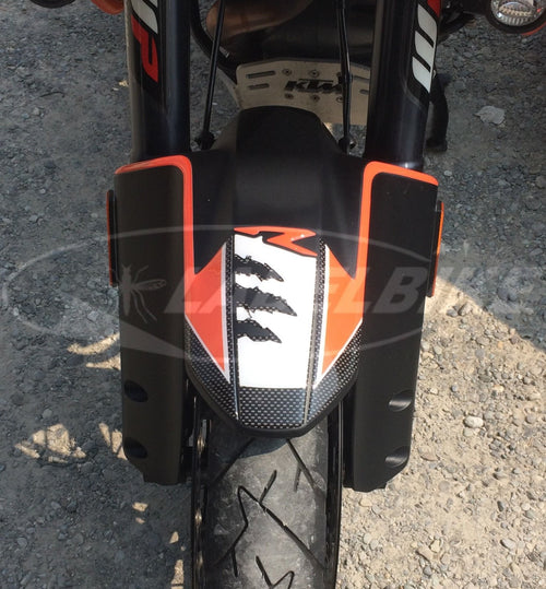 PROTEZIONE PARAFANGO ANTERIORE adesivi 3D compatibili per MOTO KTM 1190R e 1290R