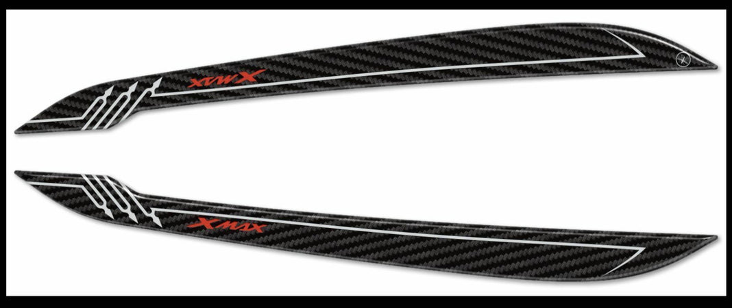 2 ADESIVI 3D PROTEZIONE MANIGLIE XMAX 300 compatibili x scooter YAMAHA X MAX 300