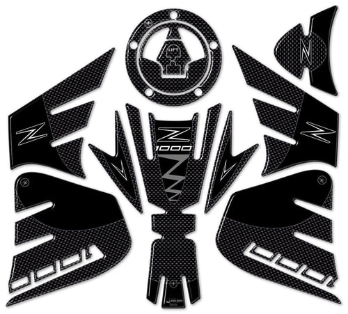 KIT ADESIVI gel PROTEZIONI compatibili per moto Z1000 KAWASAKI Z 1000 2014-2020