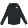 KAPPA Felpa Cappuccio Uomo Authentic Porta Black/white da uomo