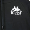 KAPPA Felpa Cappuccio Uomo Authentic Porta Black/white da uomo