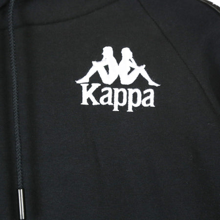KAPPA Felpa Cappuccio Uomo Authentic Porta Black/white da uomo