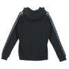 KAPPA Felpa Cappuccio Uomo Authentic Porta Black/white da uomo