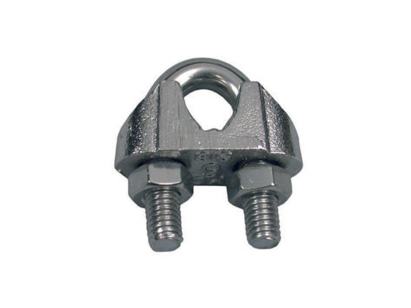 Morsetti A Cavallotto In Acciaio Zincato- - Ø Mm.5 3/16 - 100 Pezzi Quality