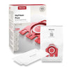 Sacchetti HyClean Pure FJM x4 con 2 Filtri per Complete C1, Compact C1, C2, Tango, S256i, S300i, S4, S6, S700