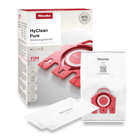 Sacchetti HyClean Pure FJM x4 con 2 Filtri per Complete C1, Compact C1, C2, Tango, S256i, S300i, S4, S6, S700