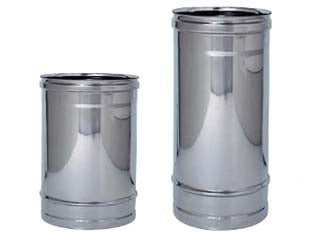 Tubo Acciaio Inox Aisi 304 Monoparete Spessore Mm.0,5 Ø Mm.80 Cm.50