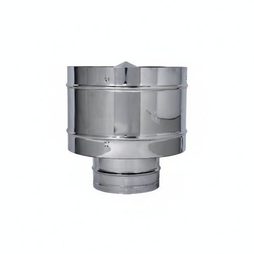 Terminale Di Scarico A Botte Acciaio Inox Aisi 304 Monoparete Ø Mm.300
