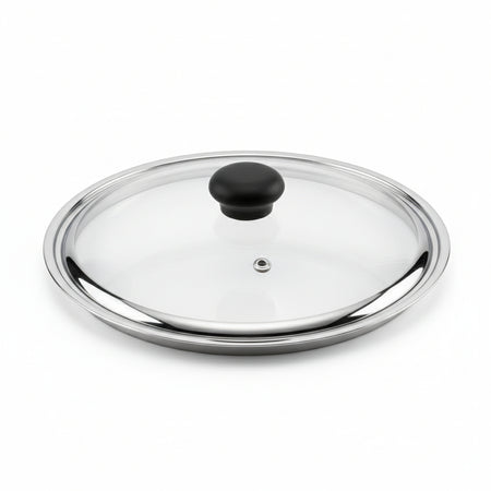 Coperchio Acciaio Inox- - Ø Cm 28 - 2 Pezzi