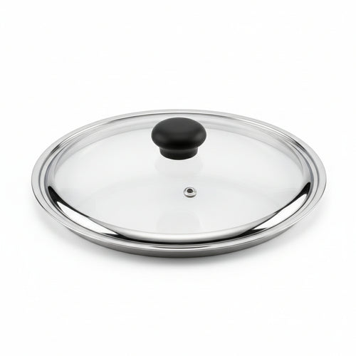 Coperchio Acciaio Inox- - Ø Cm 28 - 2 Pezzi