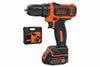 Trapano Avvitatore Batteria Lito 10,8V (Bdcdd12Kqw) 1 Batteria Litio Da 1,5 Ah Black&Decker