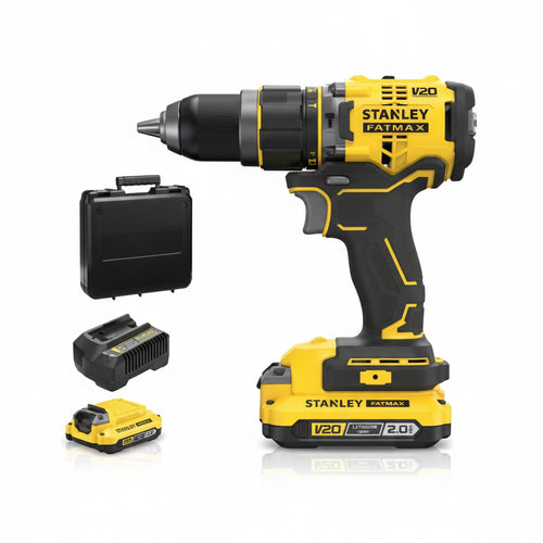 Trapano Avvitatore A Percuss. 2 Batt. Litio 18V 2Ah (Sfmcd 711D22Qw) 2 Batterie Al Litio Da 2Ah Fatmax