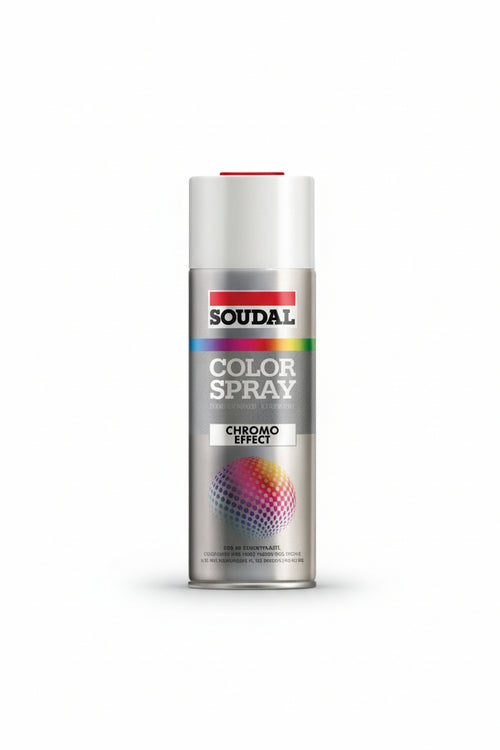 Color Spray Chromo Effect Smalto Acrilico Effetto Cromato Spray- - Ml.400 - Rame (160339) - 6 Pezzi Soudal